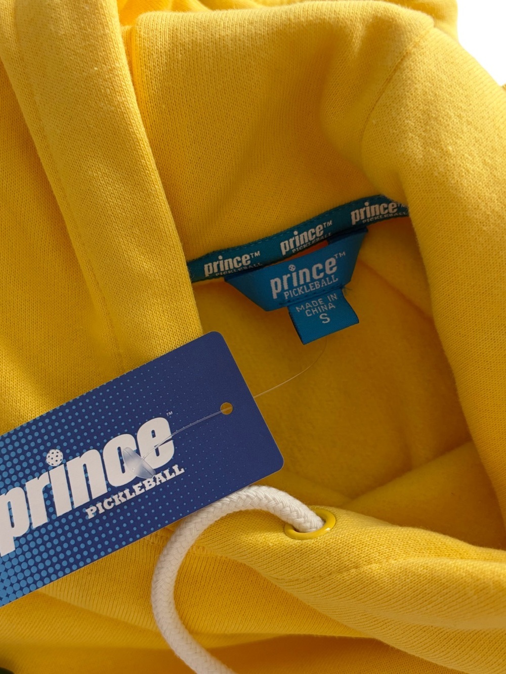 Prince NWT Pickleball Hoodie Women’s Yellow Size S - Picture 5 of 6